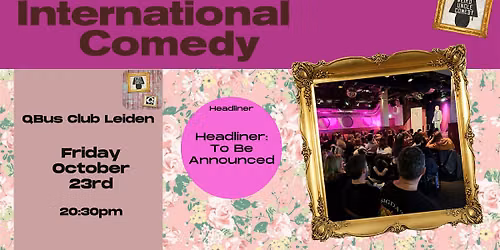 International Stand Up Comedy @QBus Club Leiden in Zuid-Holland