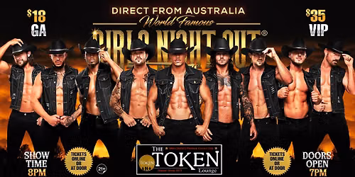 Sep 27th: Westland, MI- GIRLS NIGHT OUT® AUSTRALIAN TAKEOVER at Token Lounge — Uitgaan in Zuid-Holland