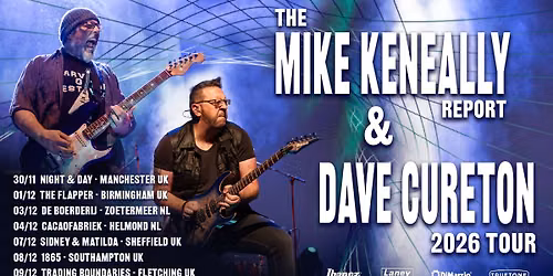 The Mike Keneally Report + Dave Cureton Tour 2026 – Zoetermeer NL in Zuid-Holland