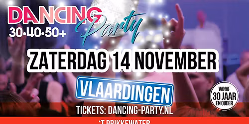 30•40•50+ Dancing Party Vlaardingen in Zuid-Holland