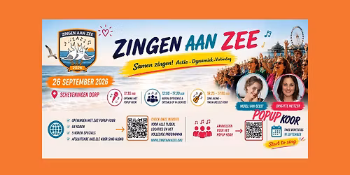 Zingen aan Zee 2026 — muziek in Zuid-Holland
