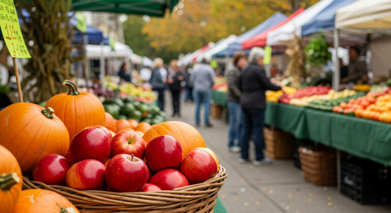 Seizoensmarkt — markt-eten in Zuid-Holland