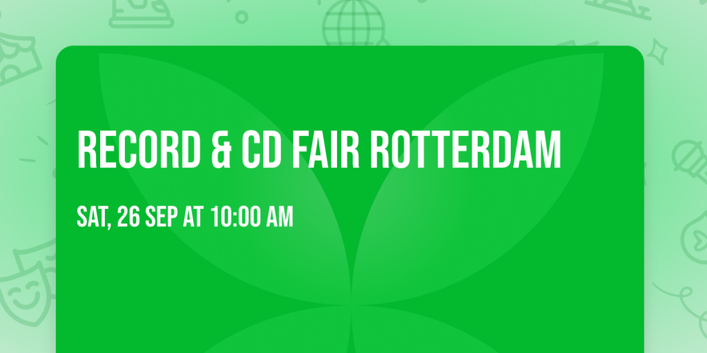 Record & CD Fair Rotterdam in Zuid-Holland