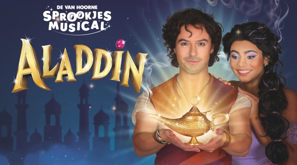 Van Hoorne presenteert Aladdin de Musical in Zuid-Holland