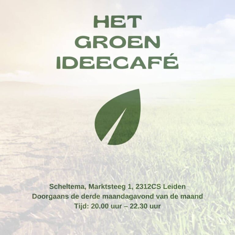 Groen Ideecafé – September 2026 — markt-eten in Zuid-Holland
