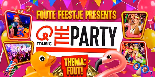 Foute Feestje in Leiden: Qmusic The Party FOUT! in Zuid-Holland