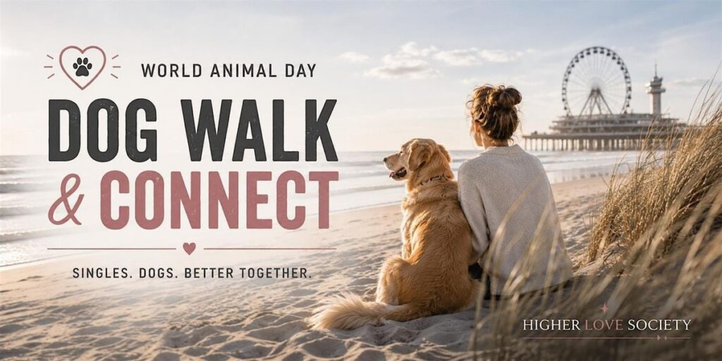 Dog Walk & Connect Beach Scheveningen Higher Love Society in Zuid-Holland