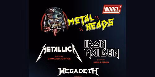 Iron Laiden, Damaged Justice & Megadeath @ Nobel Leiden in Zuid-Holland