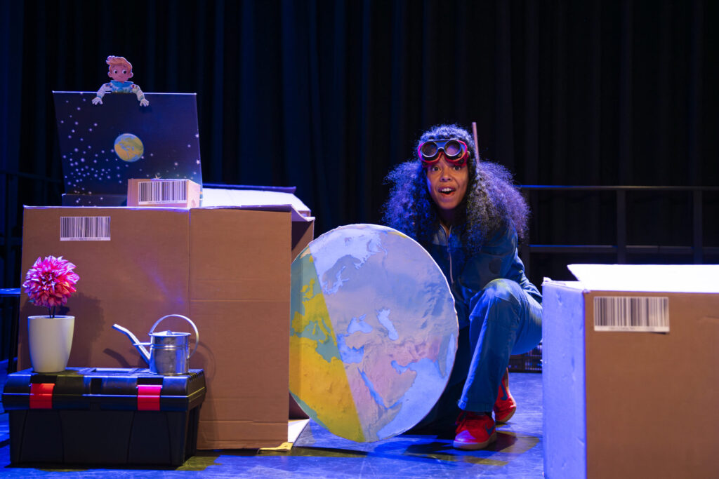 André het astronautje in Zuid-Holland