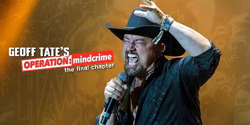 – UITVERKOCHT – Geoff Tate – Operation Mindcrime: The Final Chapter in Zuid-Holland