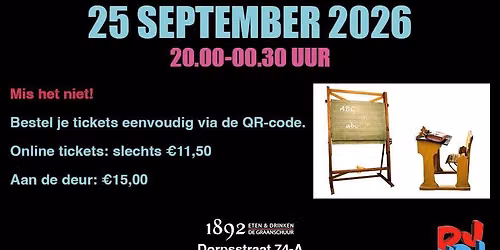 The Rewind Club presenteert Back to School Reunion, Fall edition — Uitgaan in Zuid-Holland