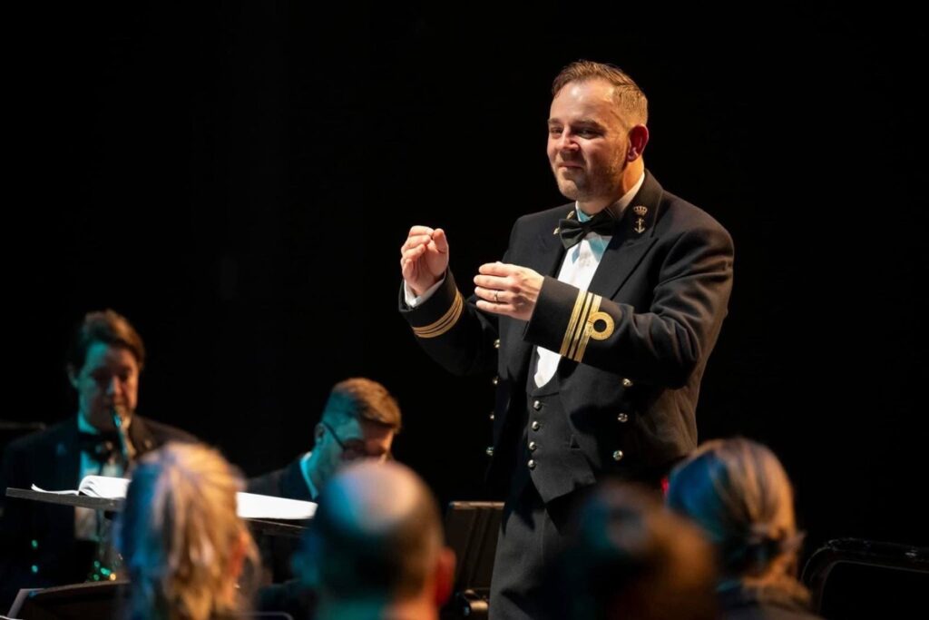 Admiraalsconcert in de Oude Kerk van Delft in Zuid-Holland