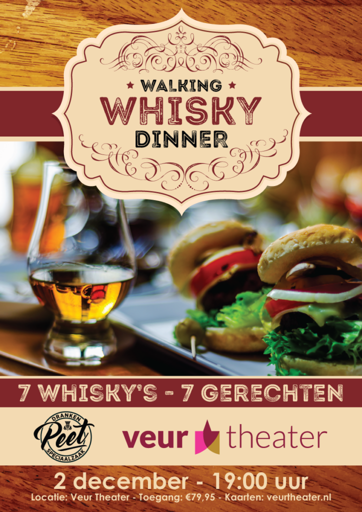 Walking Whisky Dinner in Zuid-Holland