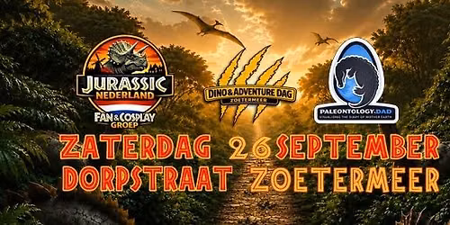 Dino & Adventure dag Zoetermeer zaterdag 26 september — familie-kids in Zuid-Holland