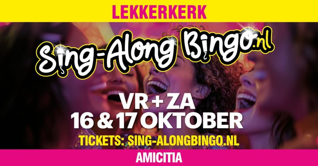 Sing Along Bingo in Zuid-Holland