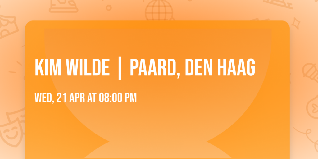 Kim Wilde | PAARD, Den Haag in Zuid-Holland