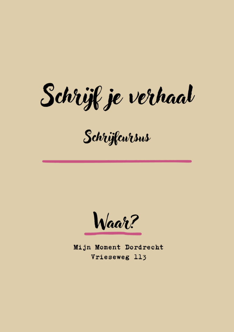 Schrijf je verhaal