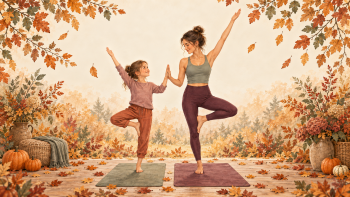 Ouder & Kind Yoga – Herfst workshop — familie-kids in Zuid-Holland