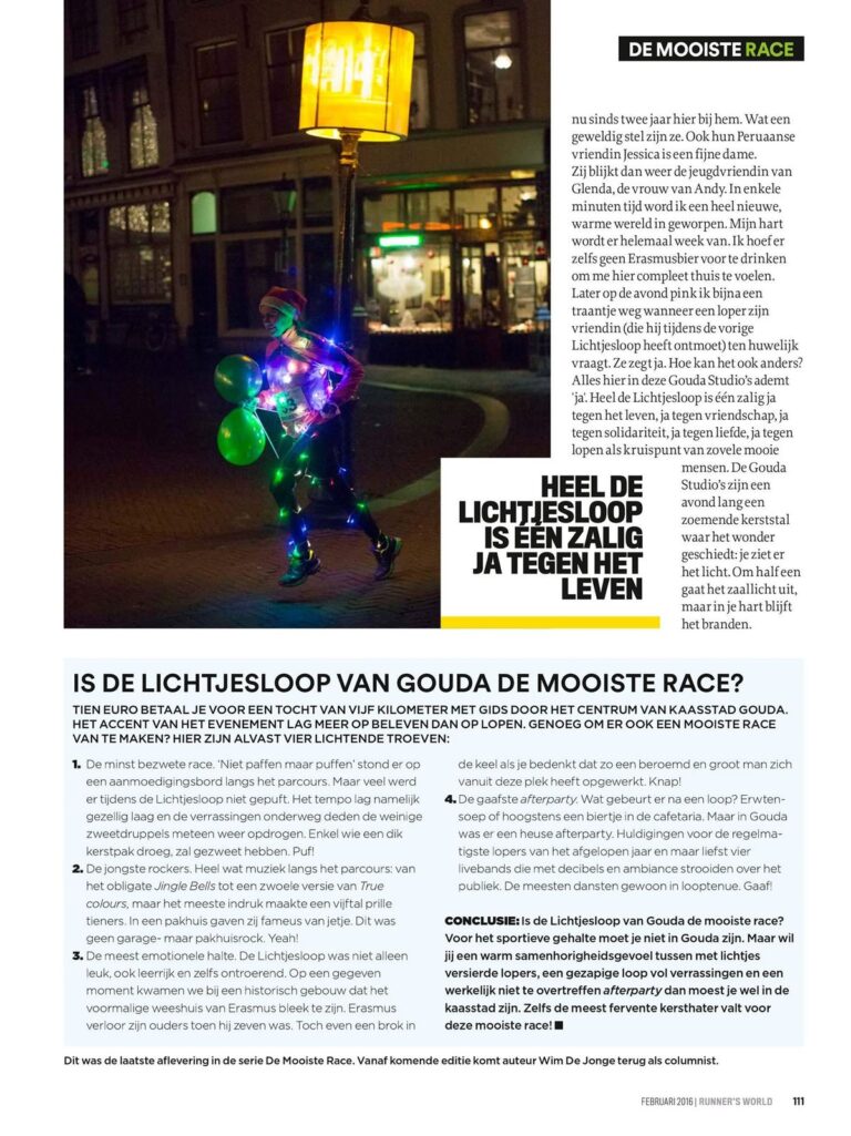 Gouda wandelt & rent & powerwalkt bij KaarsLicht Goudse Lichtjesloop 2026 & eventueel After Party — Natuur in Zuid-Holland