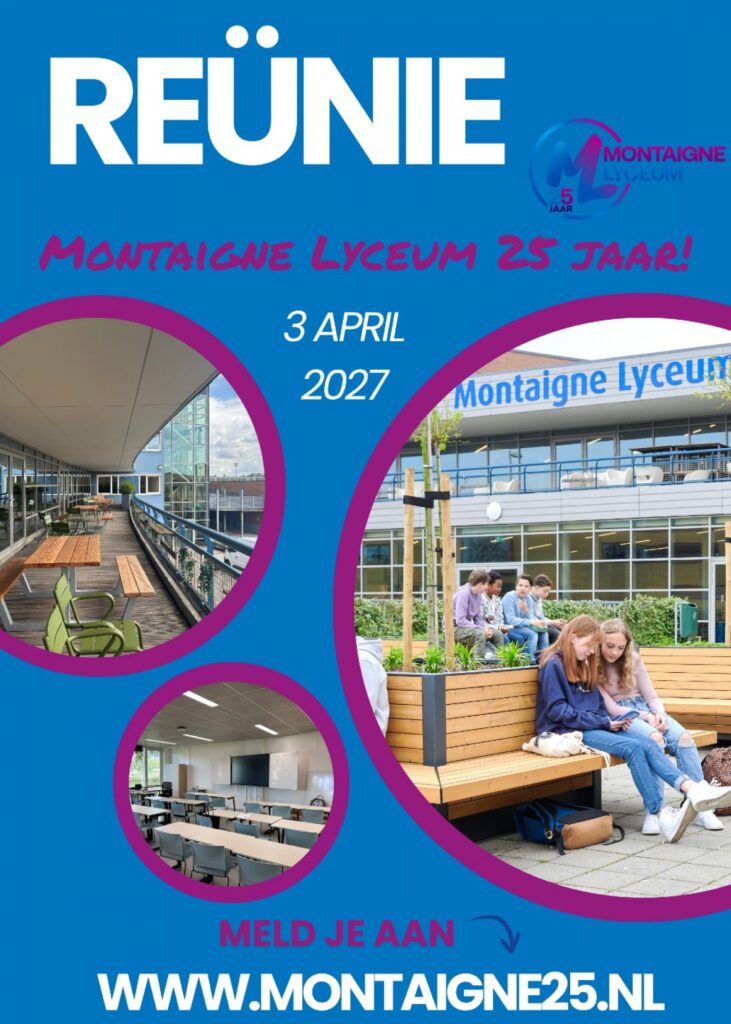 Montaigne Lyceum 25 jaar in Leidschendam-Voorburg