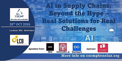 AI in Supply Chains: Beyond the Hype – Real Solutions for Real Challenges — lezing in Zuid-Holland
