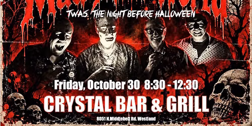 MMW “Twas The Night Before Halloween” at the Crystal! — muziek in Zuid-Holland