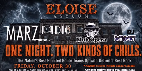 Eloise Asylum Rockin’ Haunt Night Concert — muziek in Zuid-Holland