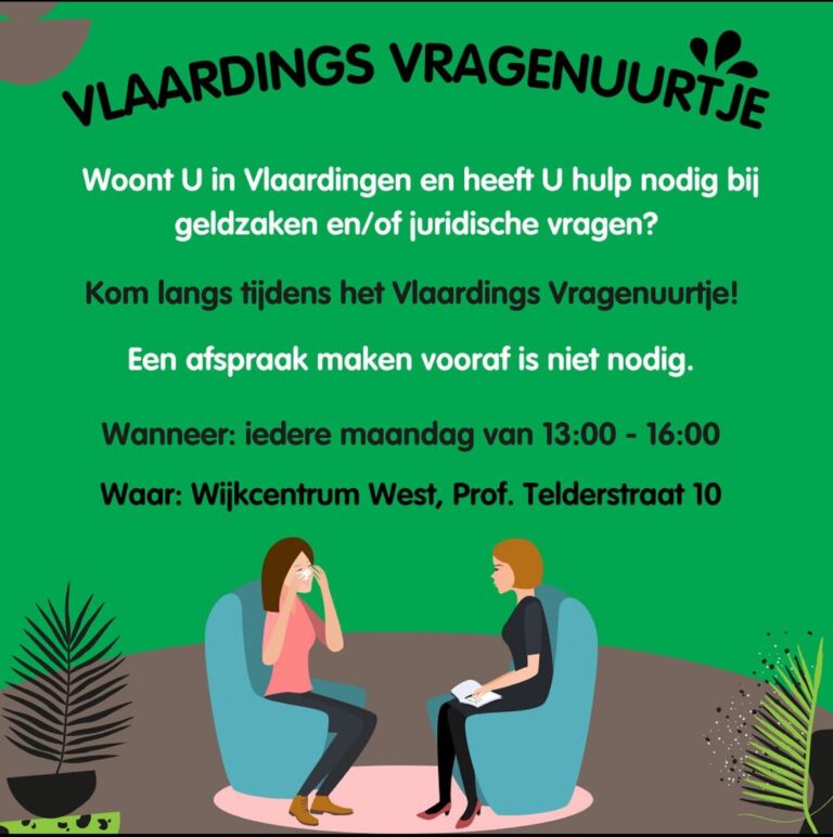 Inloopspreekuur wijkteam (vrijdag) — lezing in Zuid-Holland