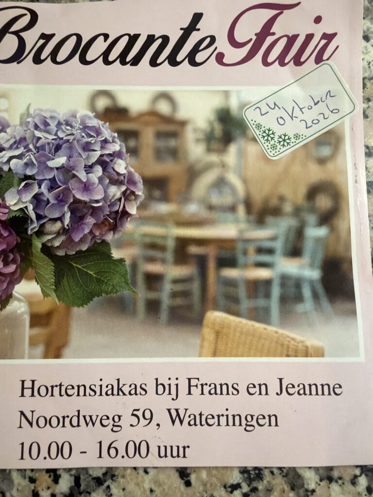 Brocante Fair — rommel-en-vlooienmarkt in Zuid-Holland