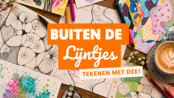 Buiten de lijntjes – Tekenen met Dee — museum-expo in Zuid-Holland